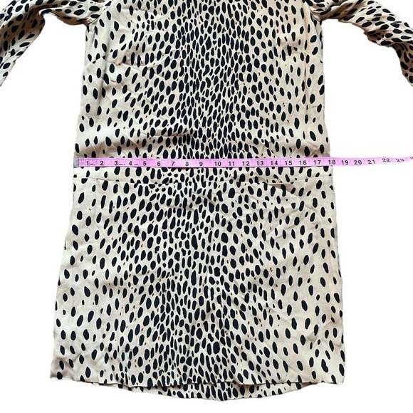 JCrew Leopard Print Long Sleeve Dress size 4. - Picture 10 of 10